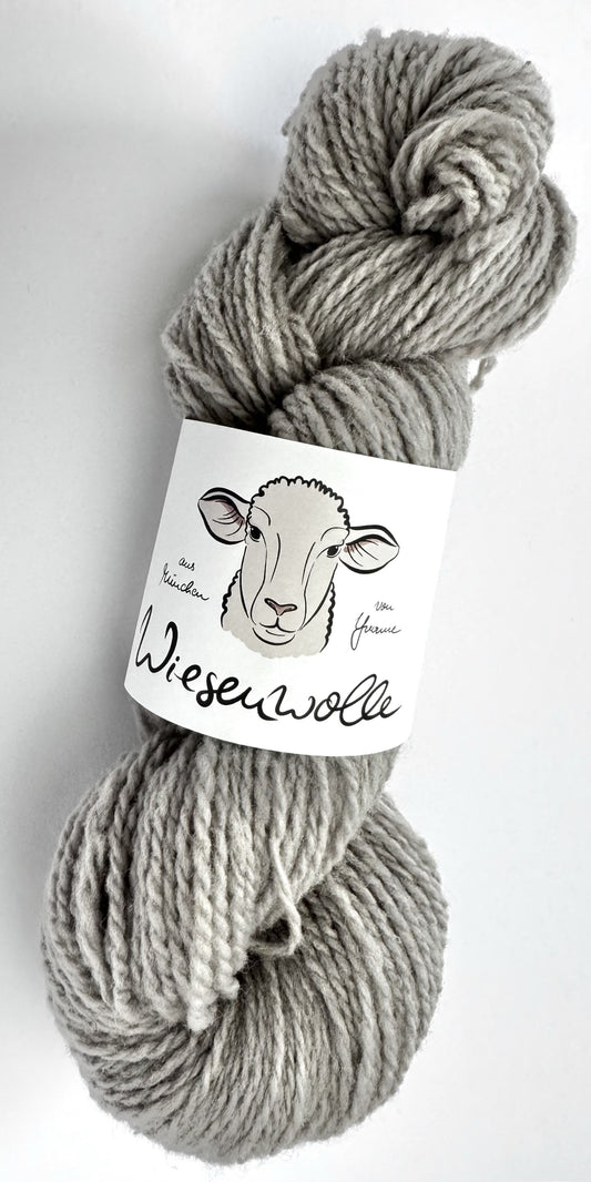 Wiesenwolle DK, hellgrau