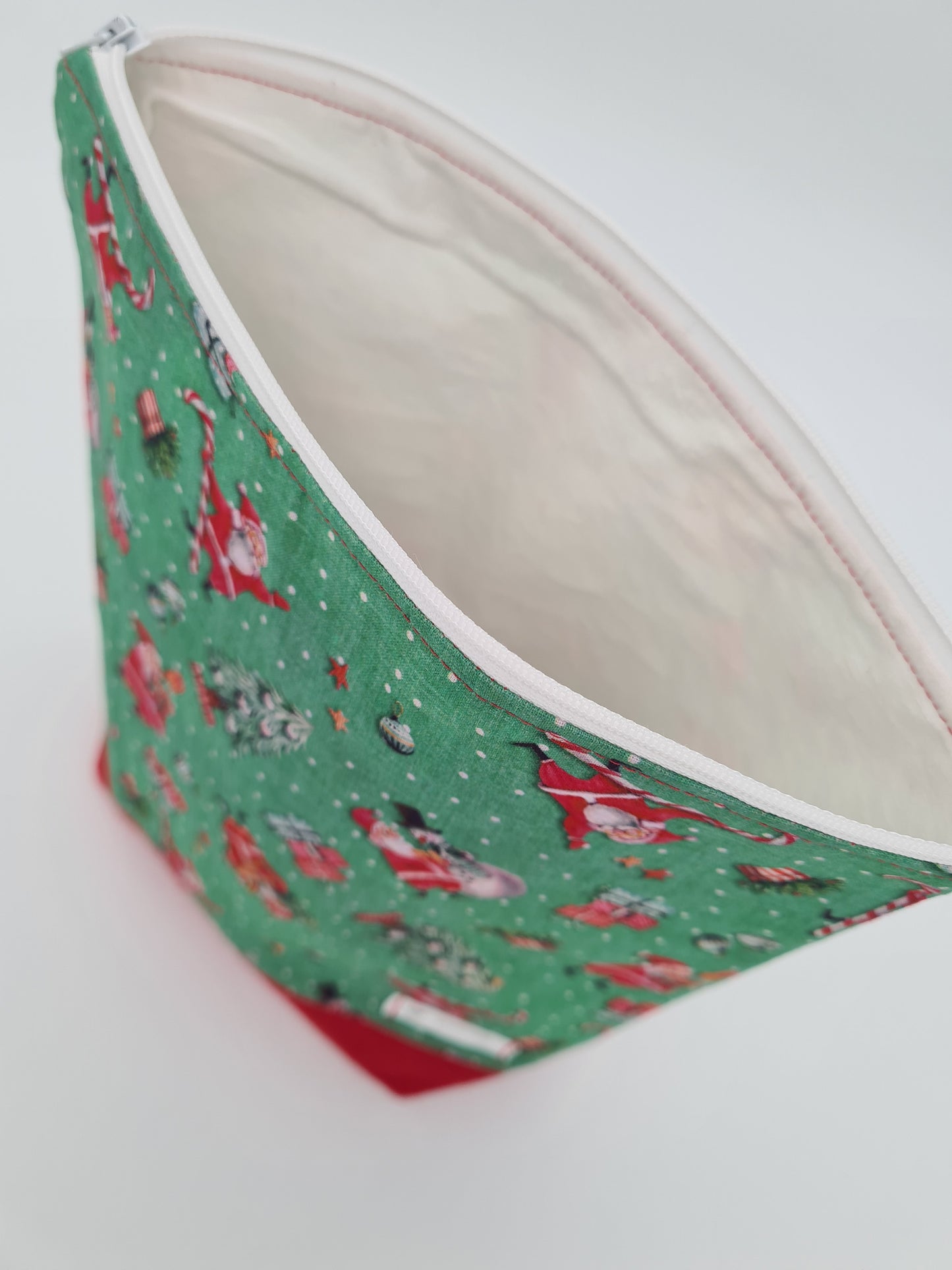 Grüne Wichtelweihnachtstasche