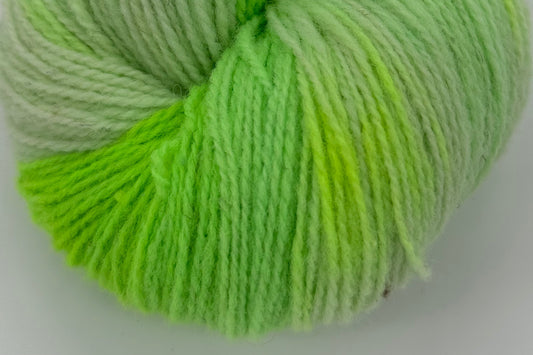 Wiesenwolle Sockengarn giftgrün