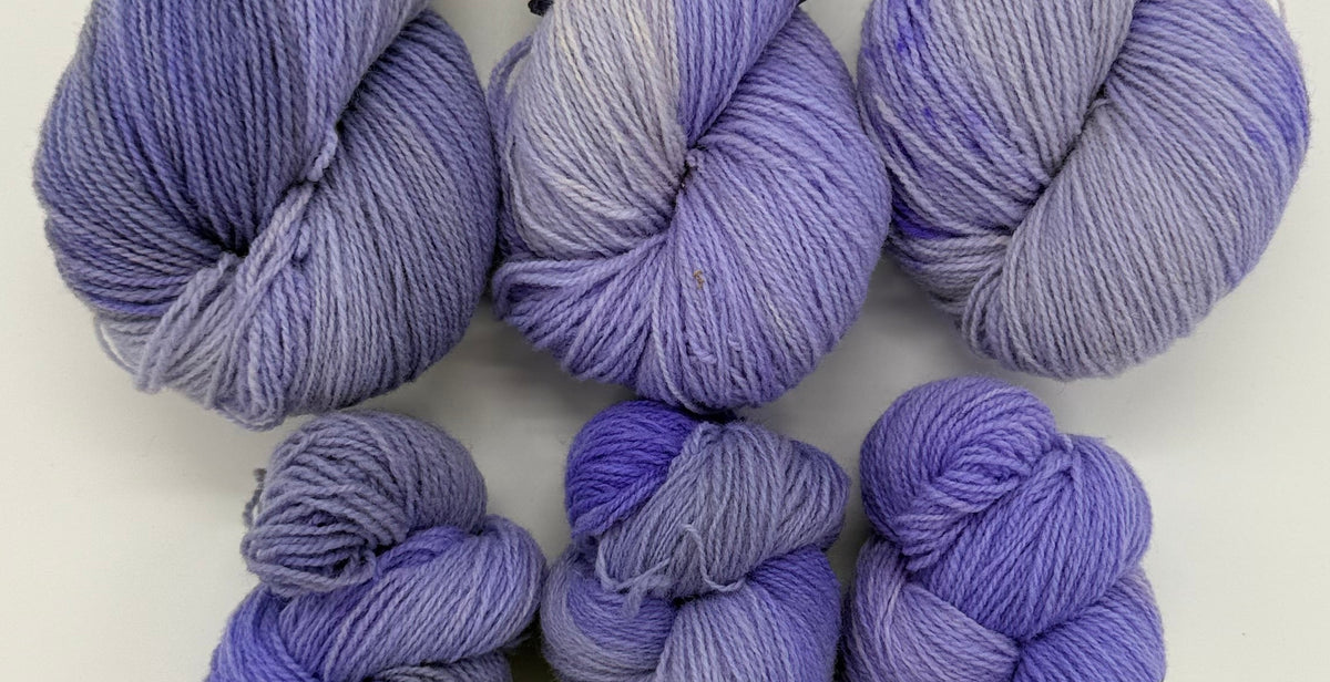 Wiesenwolle Sockengarn graublau